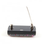Chanel CC Logo Colorful Strass Chain Bag Motif Brooch Multi — view 6