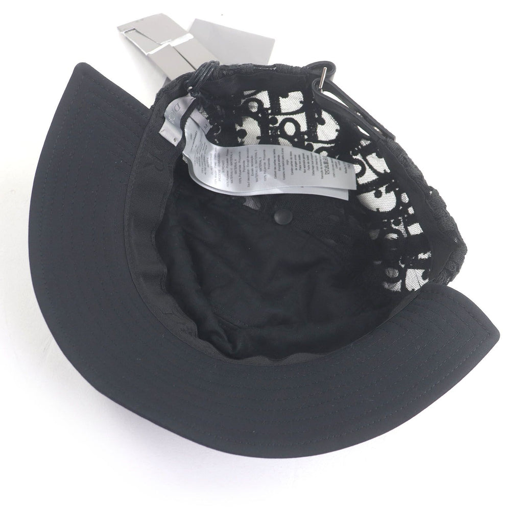 Dior Homme Cactus Jack Hybrid Trotter Oblique Cap Hat Black — view 4