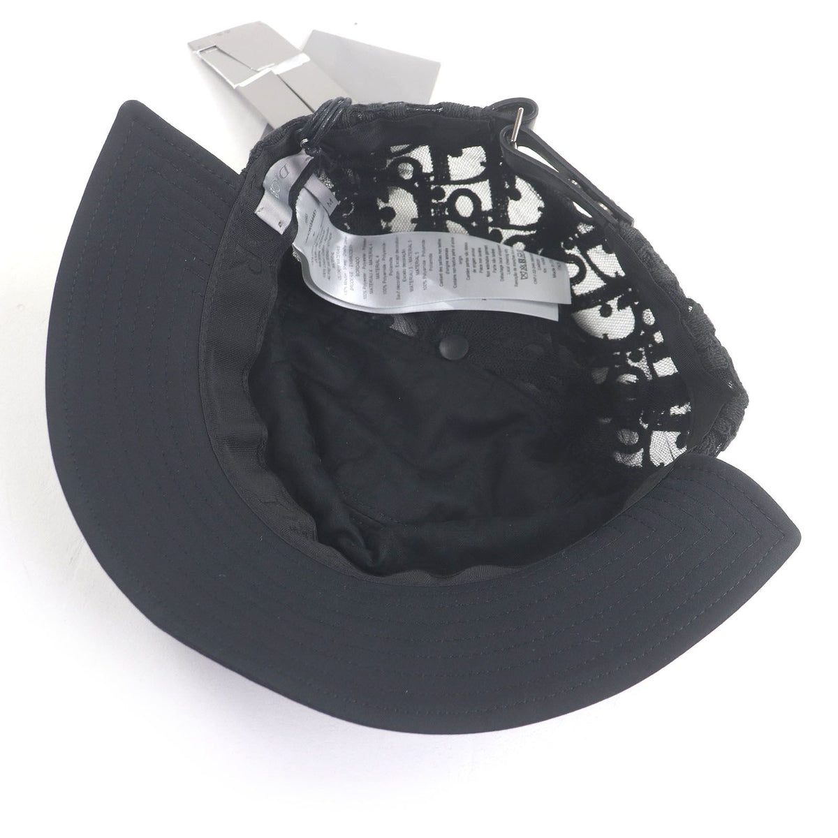 Dior Homme Cactus Jack Hybrid Trotter Oblique Cap Hat Black — view 4