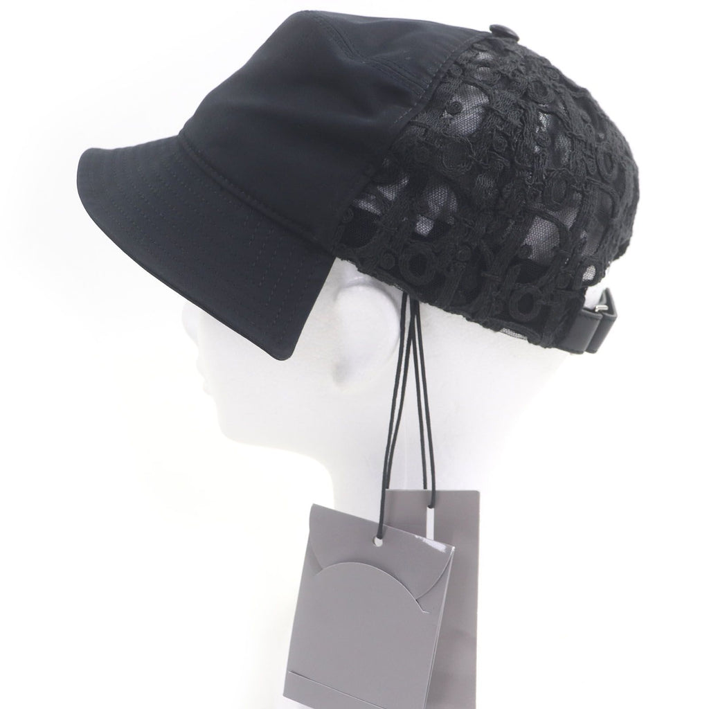 Dior Homme Cactus Jack Hybrid Trotter Oblique Cap Hat Black — view 2