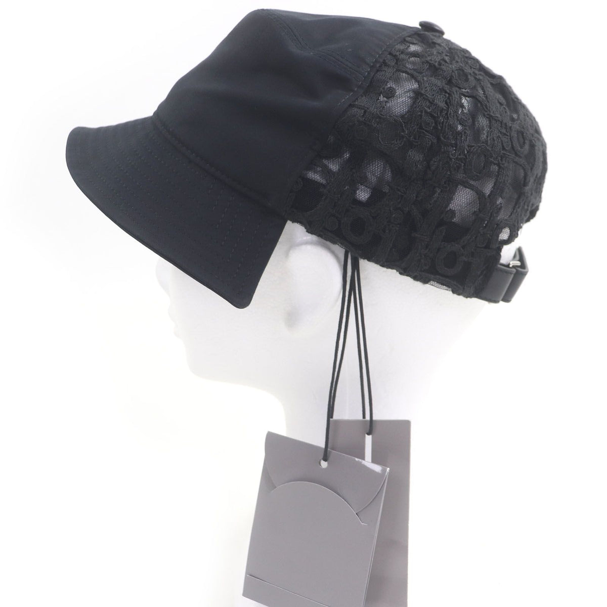 Dior Homme Cactus Jack Hybrid Trotter Oblique Cap Hat Black — view 2