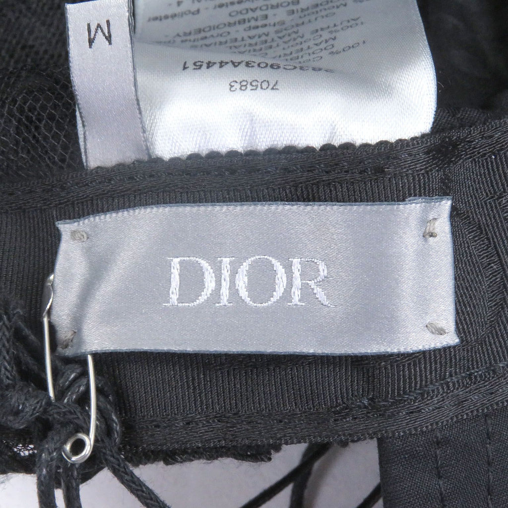 Dior Homme Cactus Jack Hybrid Trotter Oblique Cap Hat Black — view 6