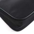 Prada Re Edition Triangle Logo 2-Way Bag Black — view 7