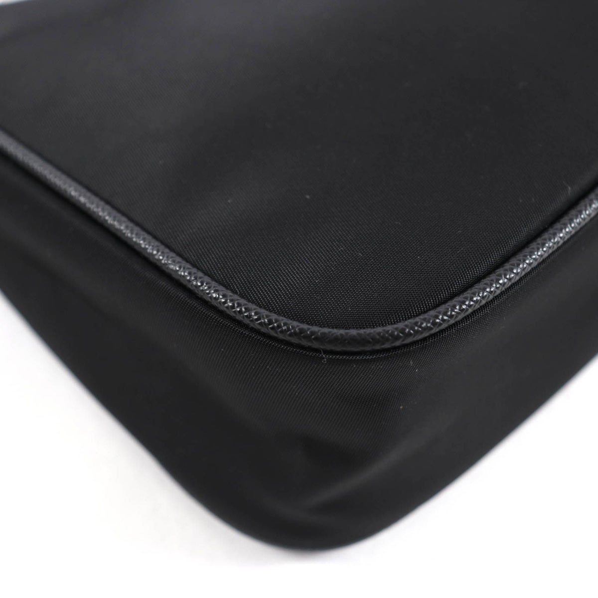 Prada Re Edition Triangle Logo 2-Way Bag Black — view 7