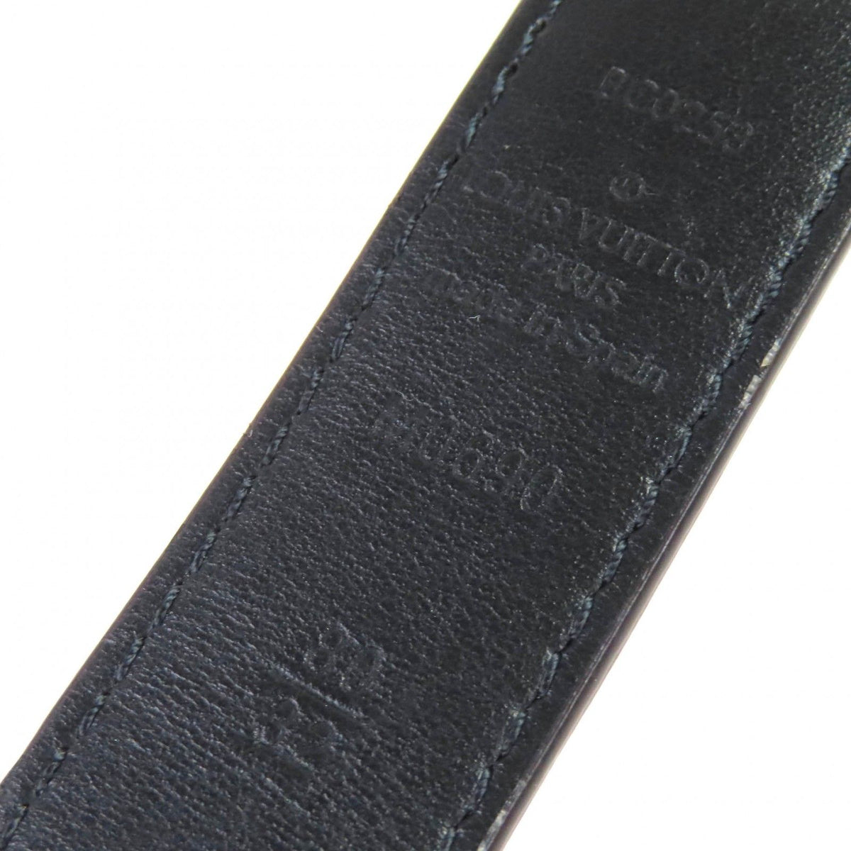Louis Vuitton My LV Chain Reversible Monogram Leather Belt Brown Black Gold — view 6