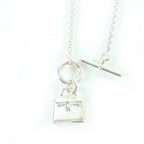 Hermes Amulette Kelly Pendant Silver — view 7