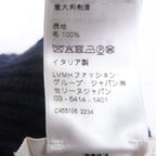 Celine Wool 100% Logo Patch Beanie Hat Knit Cap Navy — view 8