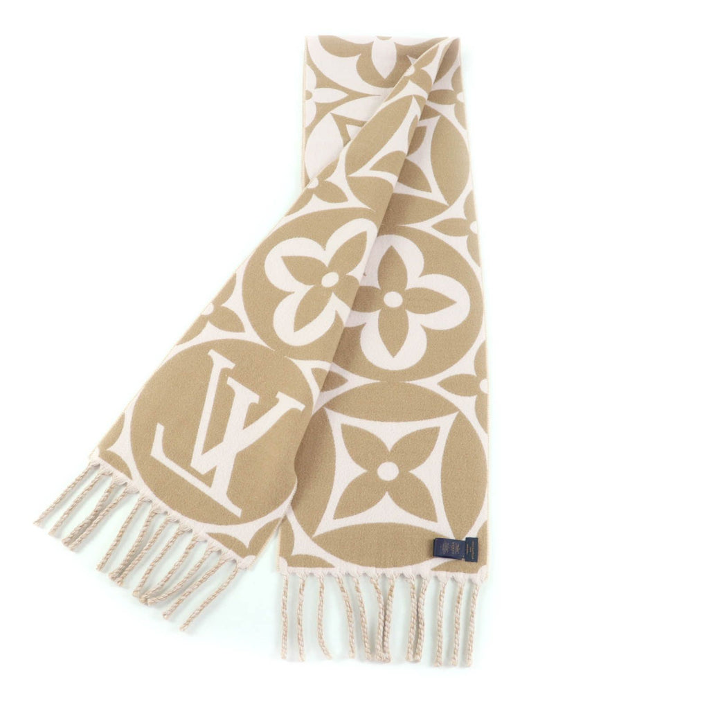 Louis Vuitton Flight Mode Scarf LV Medallion Beige Rose — view 2