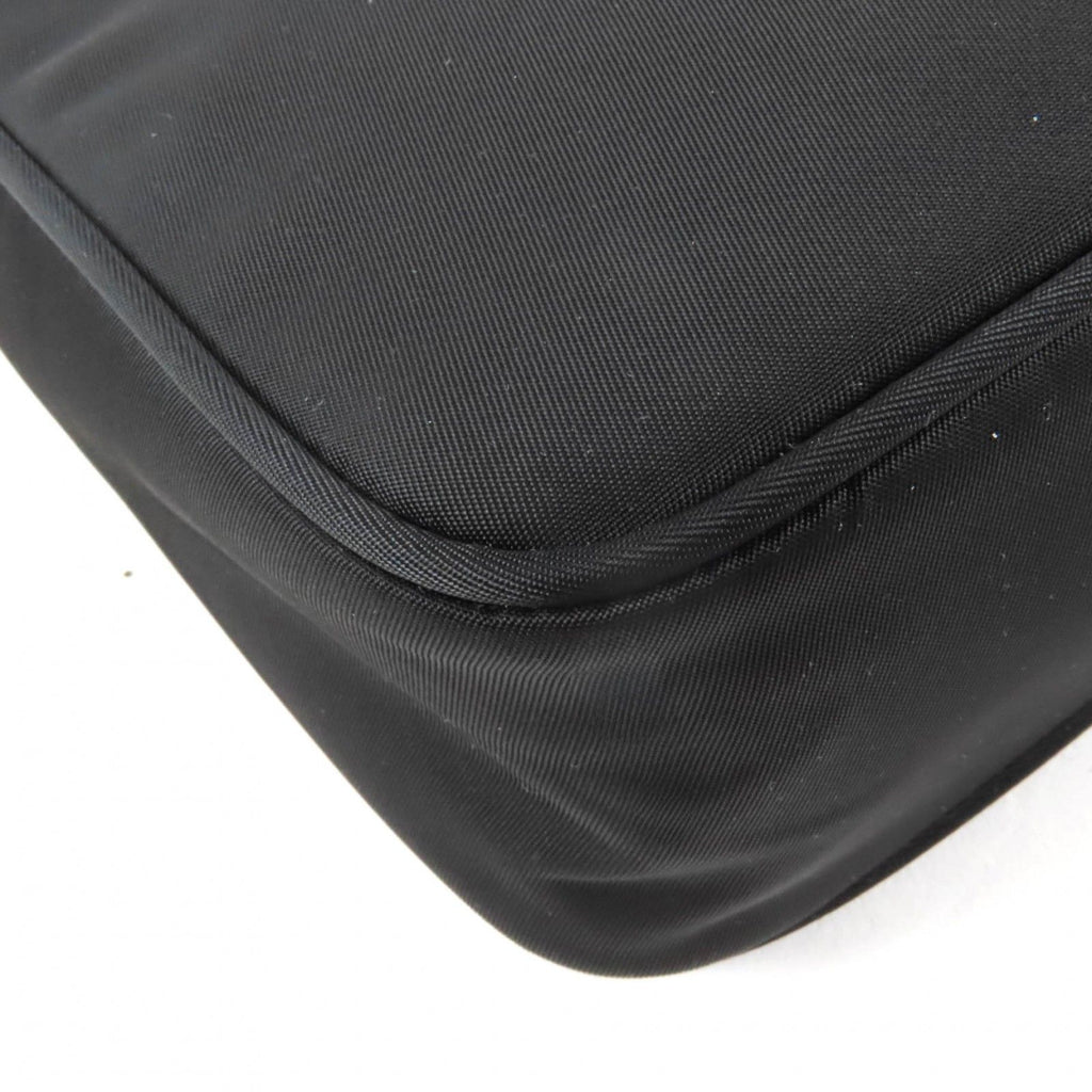 Prada Re Edition 2000 Re-Nylon Mini Bag Triangle Plate Charm Black — view 5
