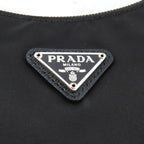 Prada Re Edition 2000 Re-Nylon Mini Bag Triangle Plate Charm Black — view 8