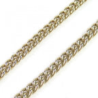 Chanel CC Logo Rhinestone Medal Pendant Gold — view 5