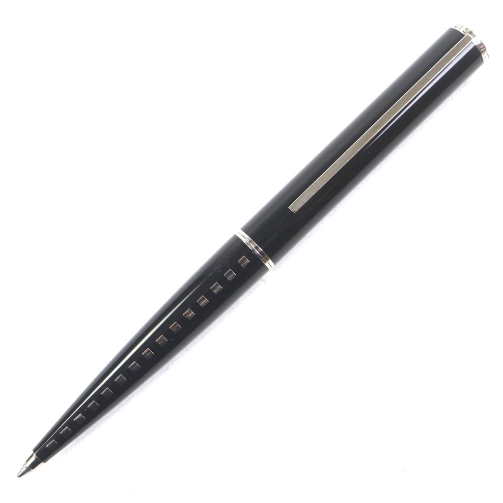 Louis Vuitton Jet Ligne Twist Ballpoint Pen Black Silver Handwriting Confirmed