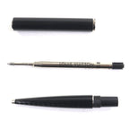 Louis Vuitton Jet Ligne Twist Ballpoint Pen Black Silver Handwriting Confirmed — view 3