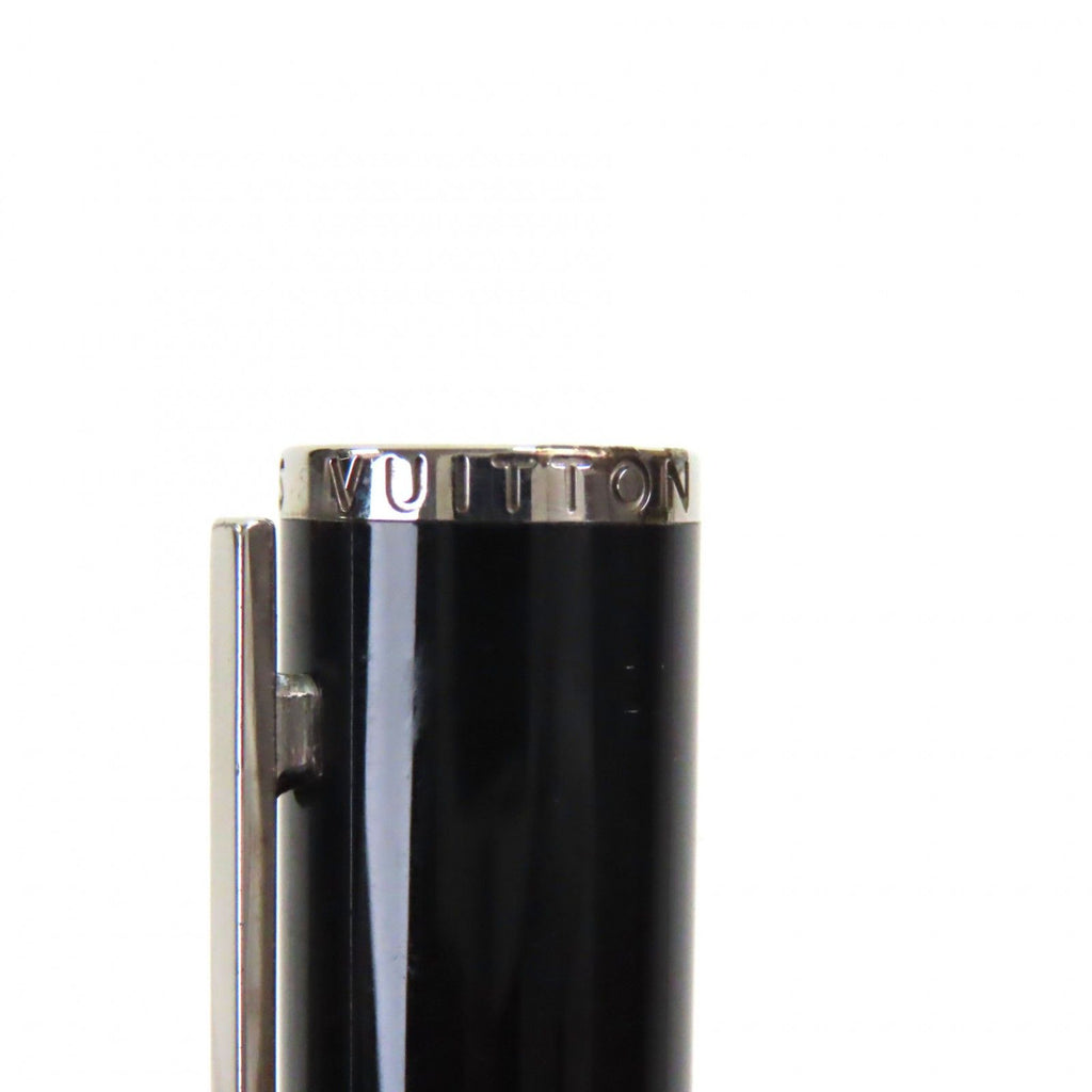 Louis Vuitton Jet Ligne Twist Ballpoint Pen Black Silver Handwriting Confirmed — view 7