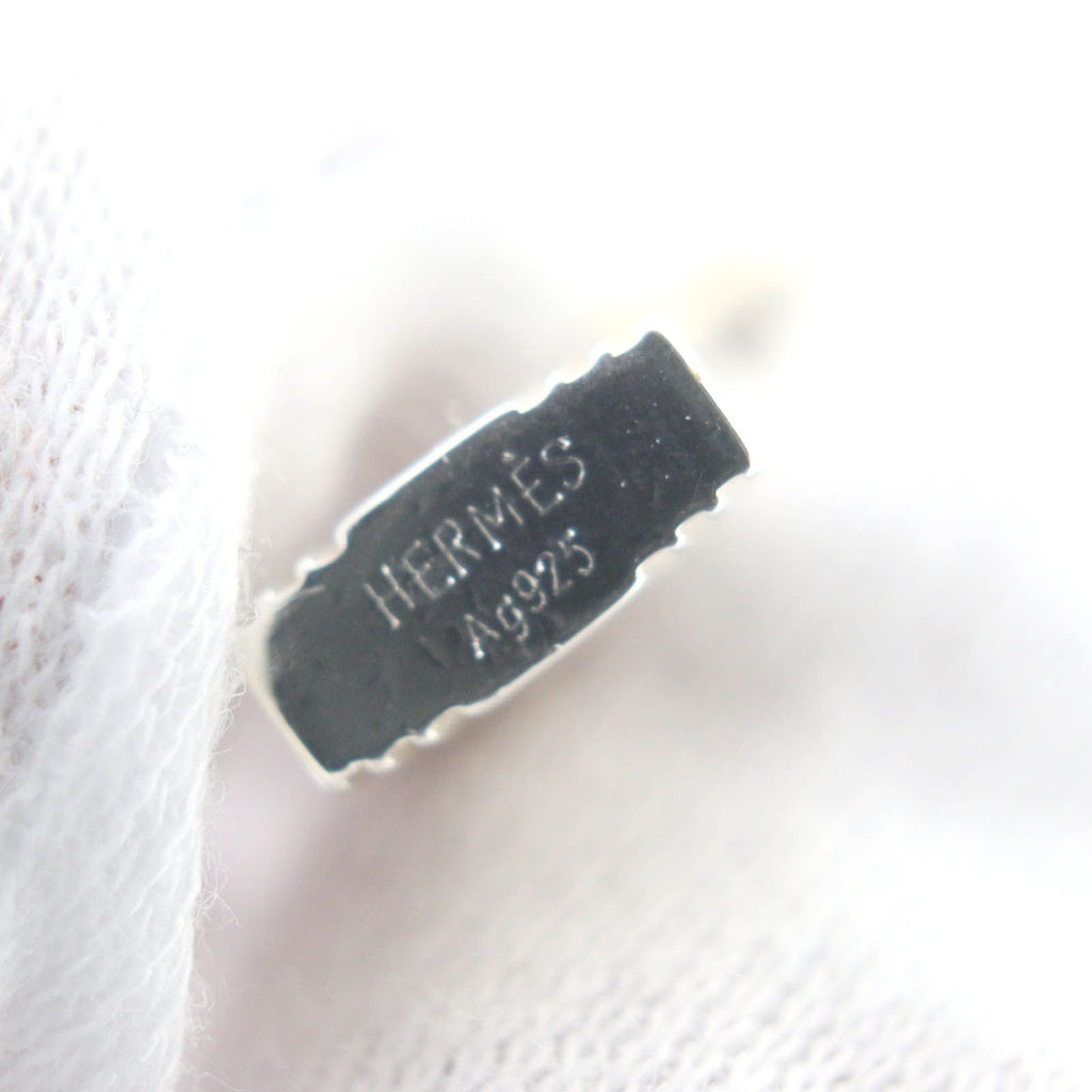 Hermes Cadena Key Motif H Logo Pendant Silver — view 7
