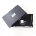 Prada Silk Cashmere Mixed Fringe Scarf Black — view 2