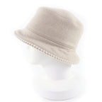 Hermes Harper Wool Cashmere Cord Ecru Avalon Stitch Hat 57 — view 3