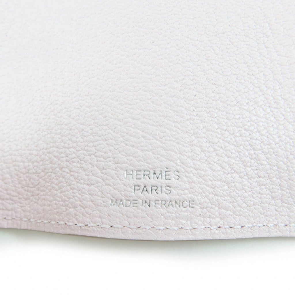 Hermes Bearn Chevre Mauve Pale Silver Key Case Key Holder — view 8