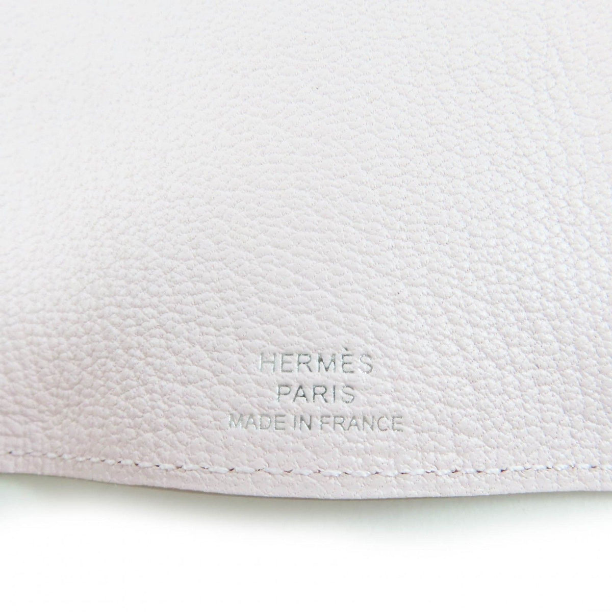 Hermes Bearn Chevre Mauve Pale Silver Key Case Key Holder — view 8