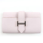 Hermes Bearn Chevre Mauve Pale Silver Key Case Key Holder