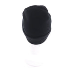 Chanel Cashmere 100% CC Logo Knit Cap with Rhinestone Black Hat — view 6