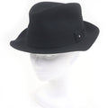 Hermes Rabbit Sellier Buttons Hat Fedora Felt Hat Black 58