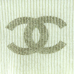 Chanel Cashmere 100% CC Logo Knit Cap Ivory Hat — view 7