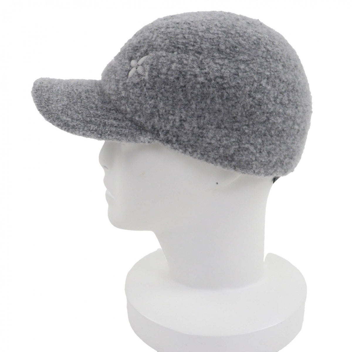 Louis Vuitton Cap Wool Glam Monogram Hat Gray — view 4