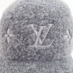 Louis Vuitton Cap Wool Glam Monogram Hat Gray — view 8