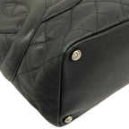 Chanel Tote Bag Cambon Line Medium Black Leather — view 6