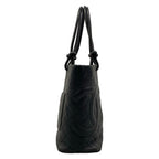 Chanel Tote Bag Cambon Line Medium Black Leather — view 2