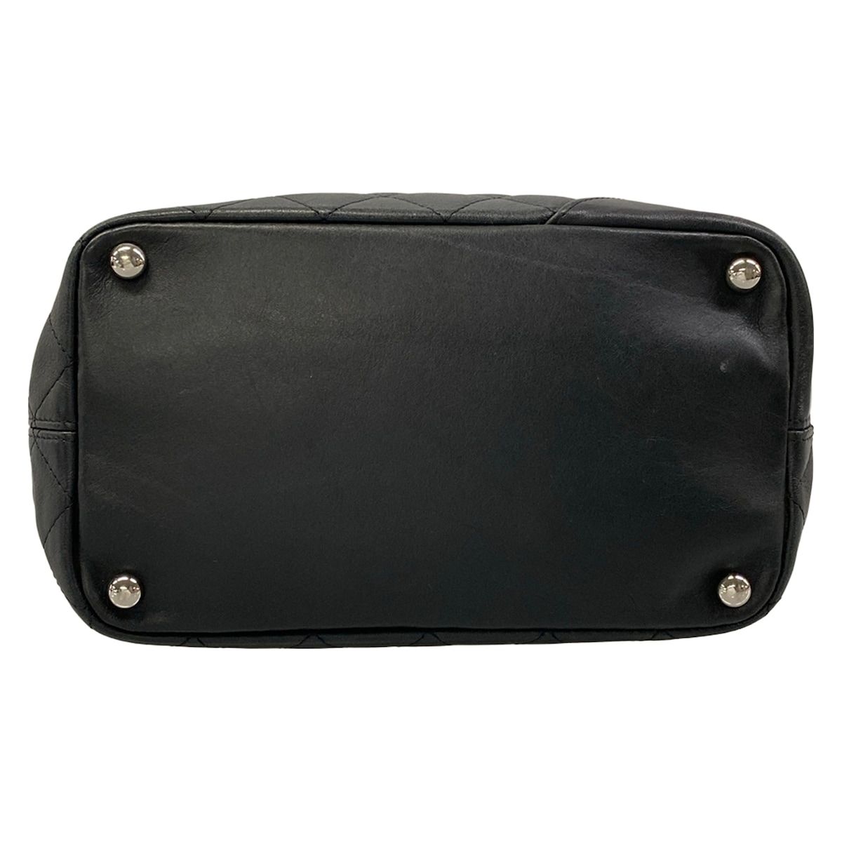 Chanel Tote Bag Cambon Line Medium Black Leather — view 5