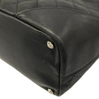 Chanel Tote Bag Cambon Line Medium Black Leather — view 7