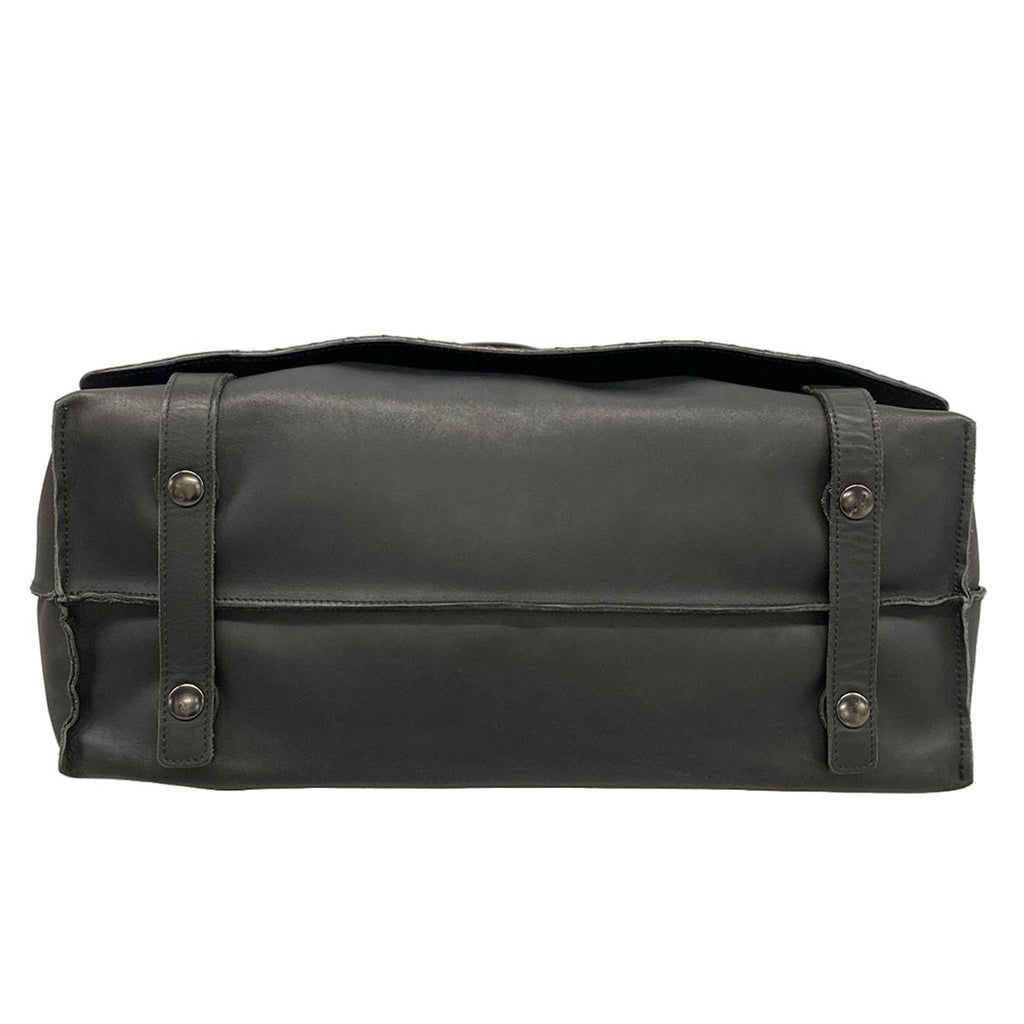 Bottega Veneta Shoulder Bag Intrecciato Black Leather — view 5