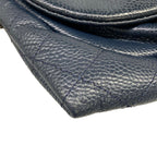 Chanel Wallet Half Moon Navy Chain Silver Shoulder Bag — view 7