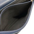 Chanel Wallet Half Moon Navy Chain Silver Shoulder Bag — view 5