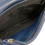 Chanel Wallet Half Moon Navy Chain Silver Shoulder Bag — view 4