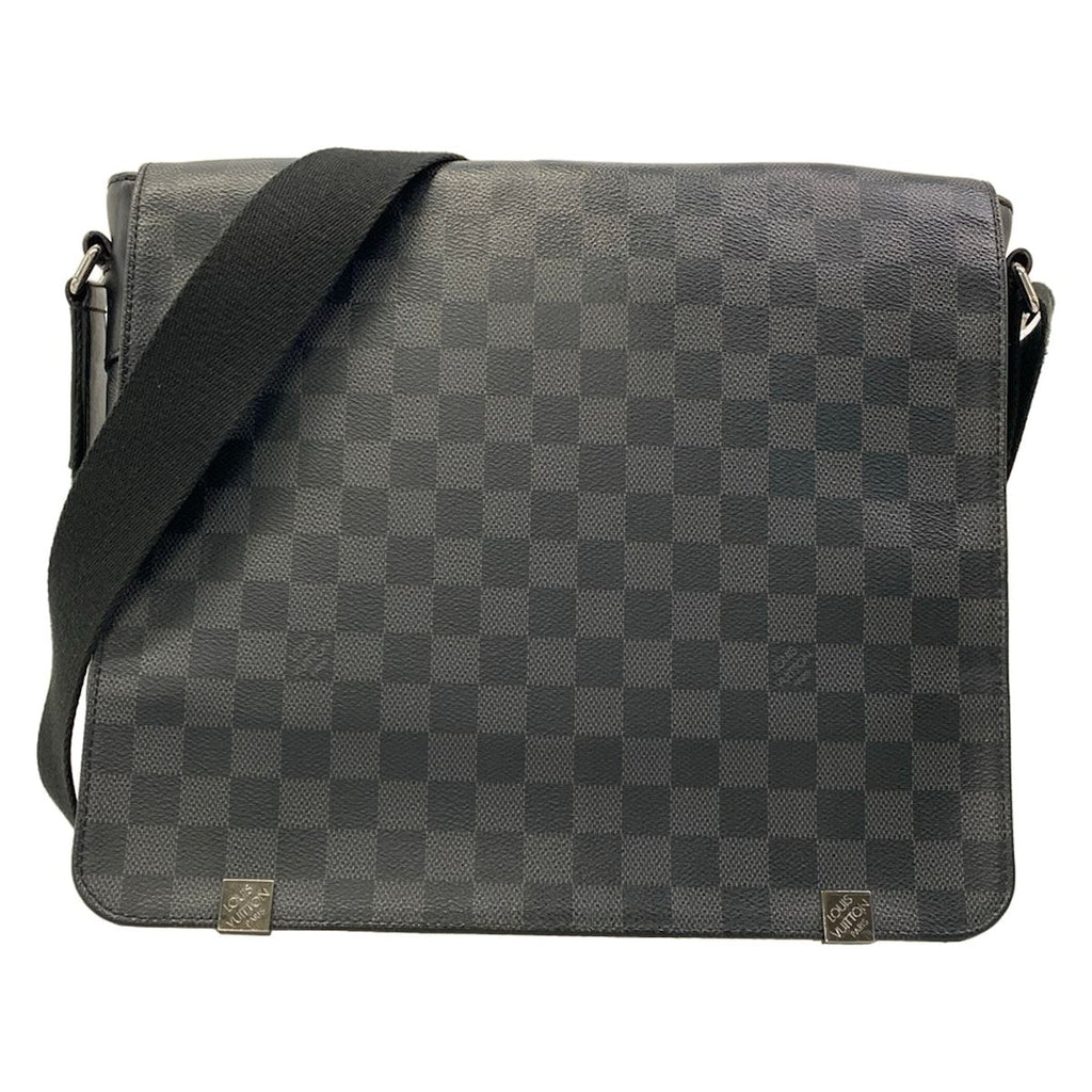 Louis Vuitton Shoulder Bag Damier Graphite District MM NM