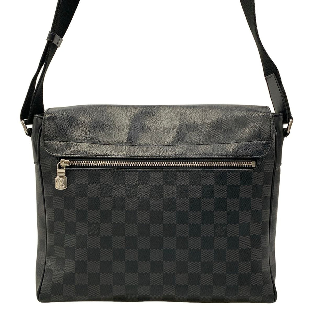 Louis Vuitton Shoulder Bag Damier Graphite District MM NM — view 3