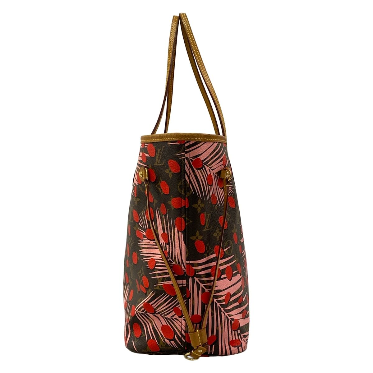 Louis Vuitton Tote Bag Monogram Jungle Dot Neverfull MM Poppy — view 4