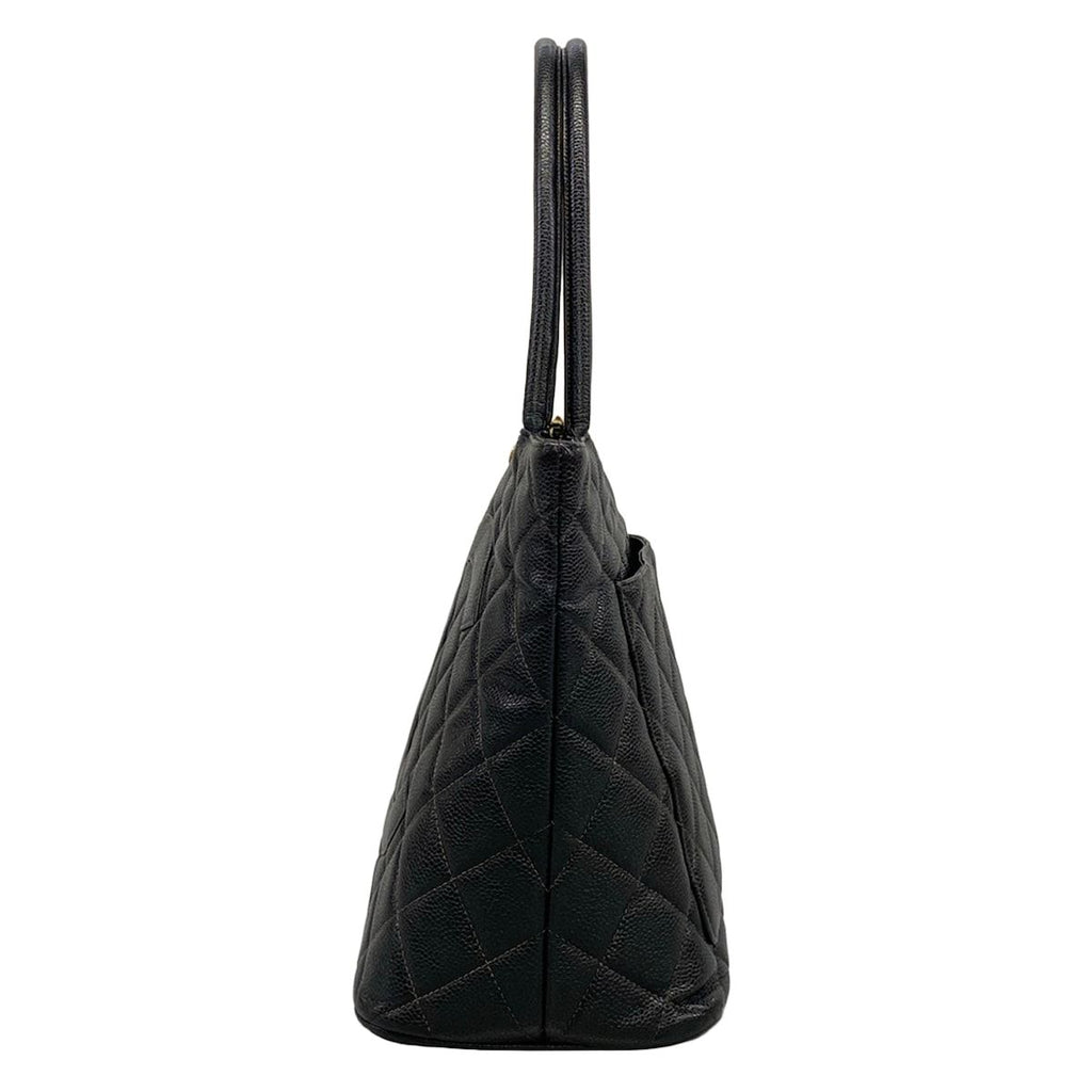 Chanel Tote Bag Reprint Black Gold — view 4