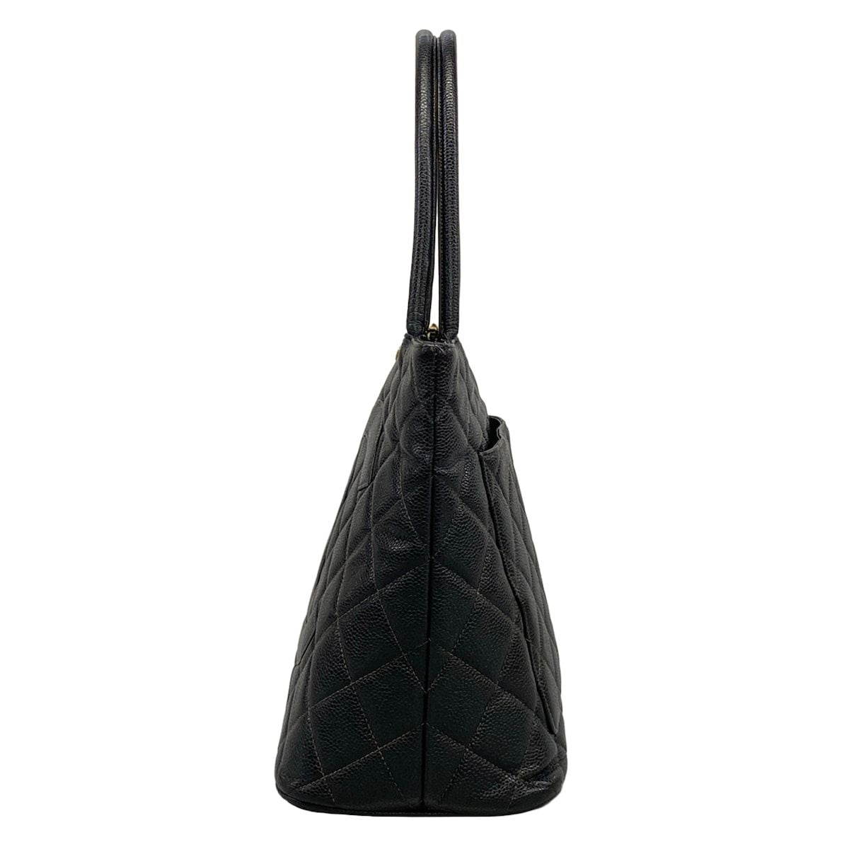 Chanel Tote Bag Reprint Black Gold — view 4