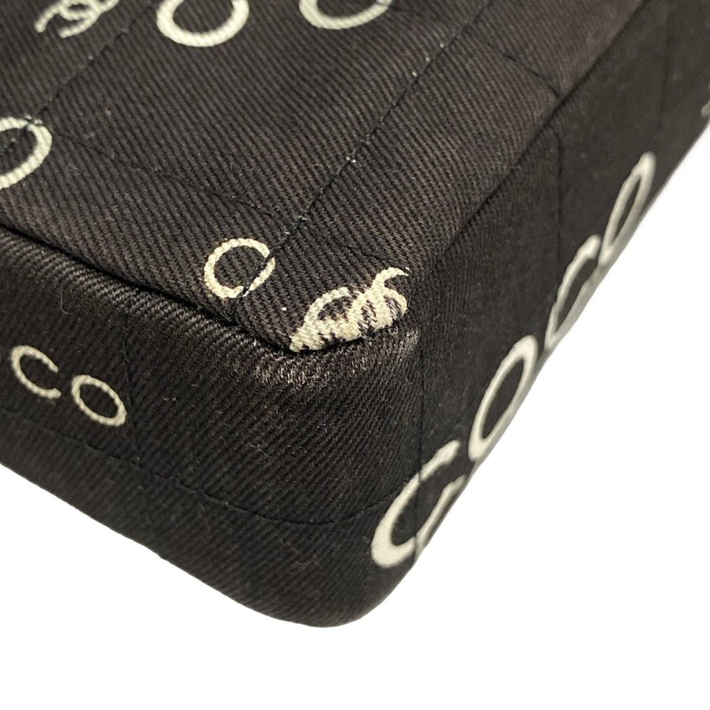 Chanel Shoulder Bag Choco Bar Black Chain Gold — view 7
