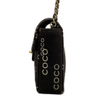Chanel Shoulder Bag Choco Bar Black Chain Gold — view 4