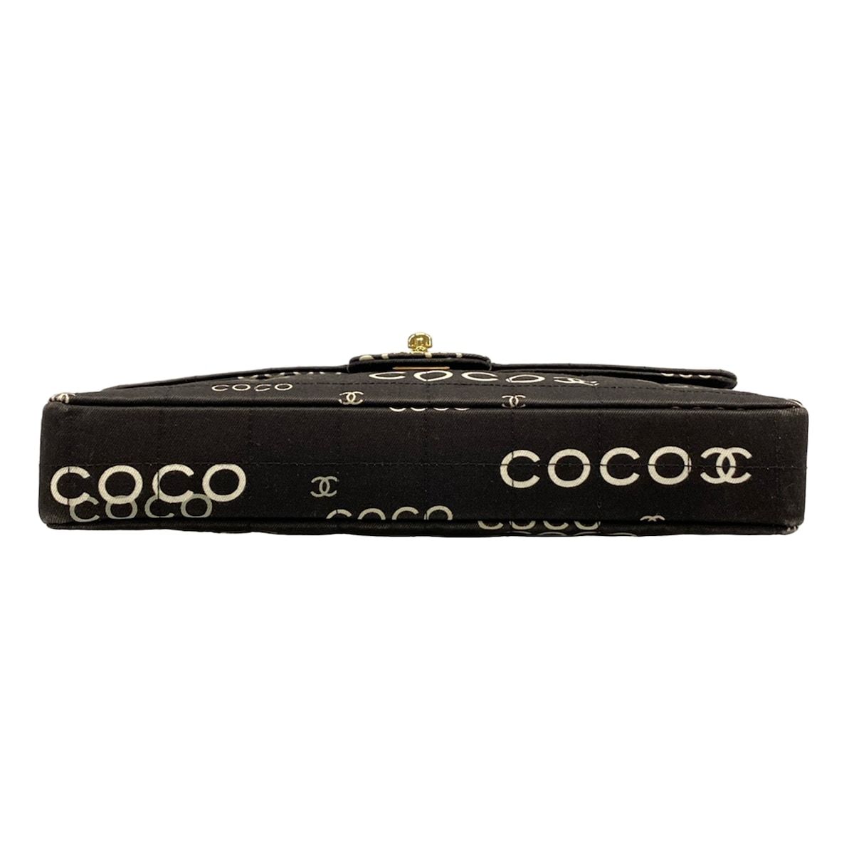 Chanel Shoulder Bag Choco Bar Black Chain Gold — view 5