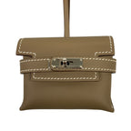 Hermes Key Holder Kelly Festival Etoupe Silver — view 4