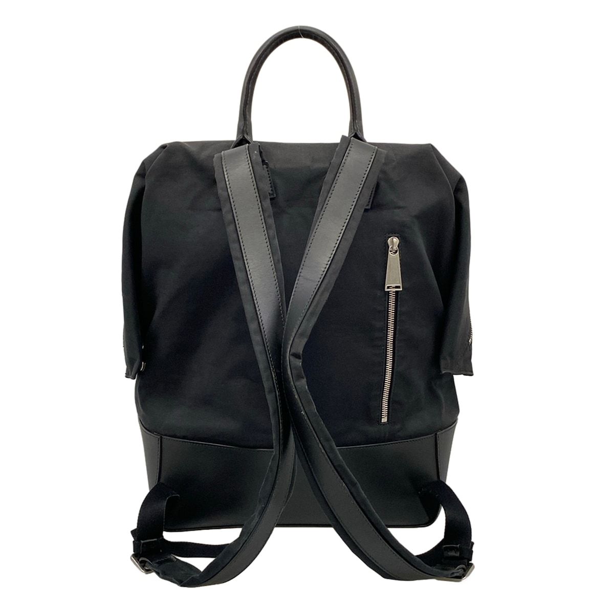 Bottega Veneta Backpack Black Cotton — view 3