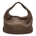 Bottega Veneta Handbag Intrecciato Dark Brown Leather