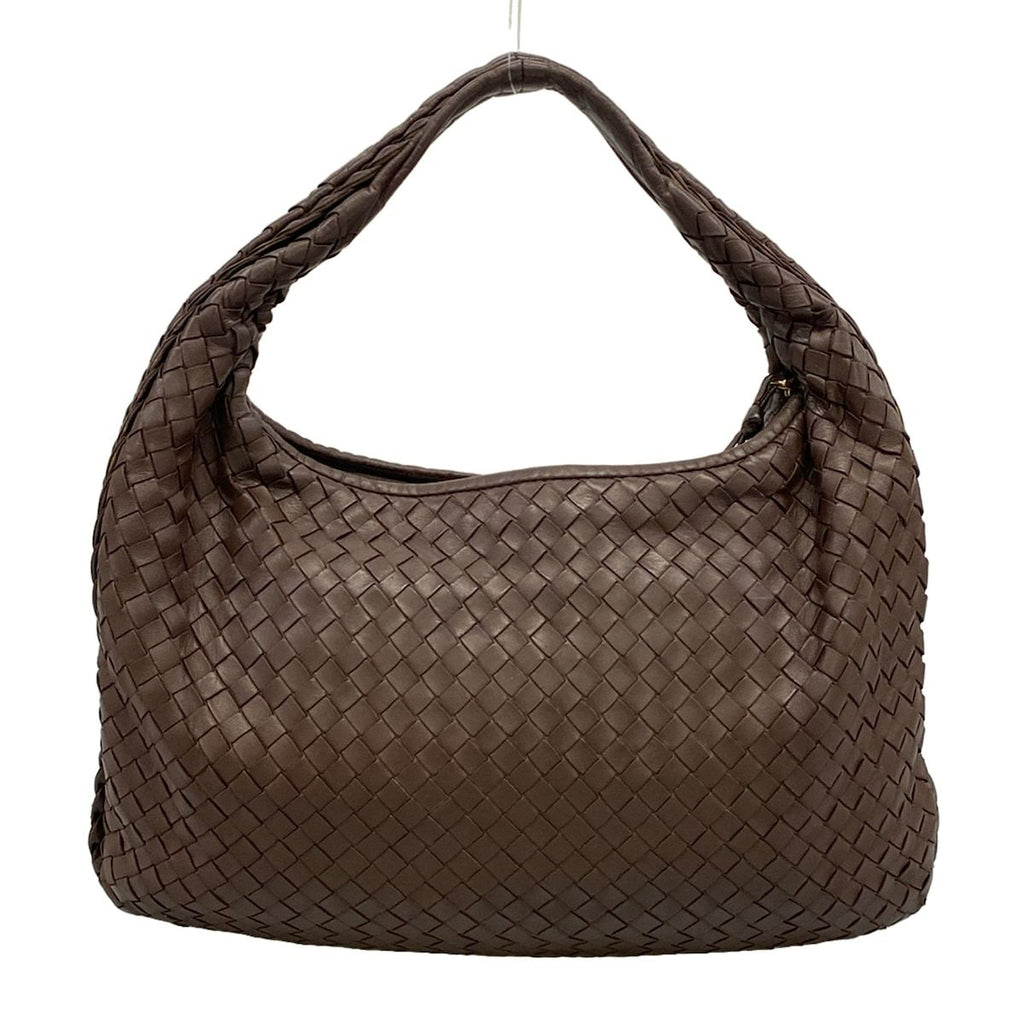Bottega Veneta Handbag Intrecciato Dark Brown Leather — view 3