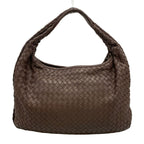 Bottega Veneta Handbag Intrecciato Dark Brown Leather — view 3